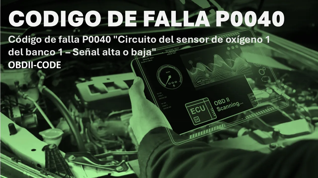 Código P0040 Síntomas Fallas y solucion Código P0040 Síntomas Fallas y solucion